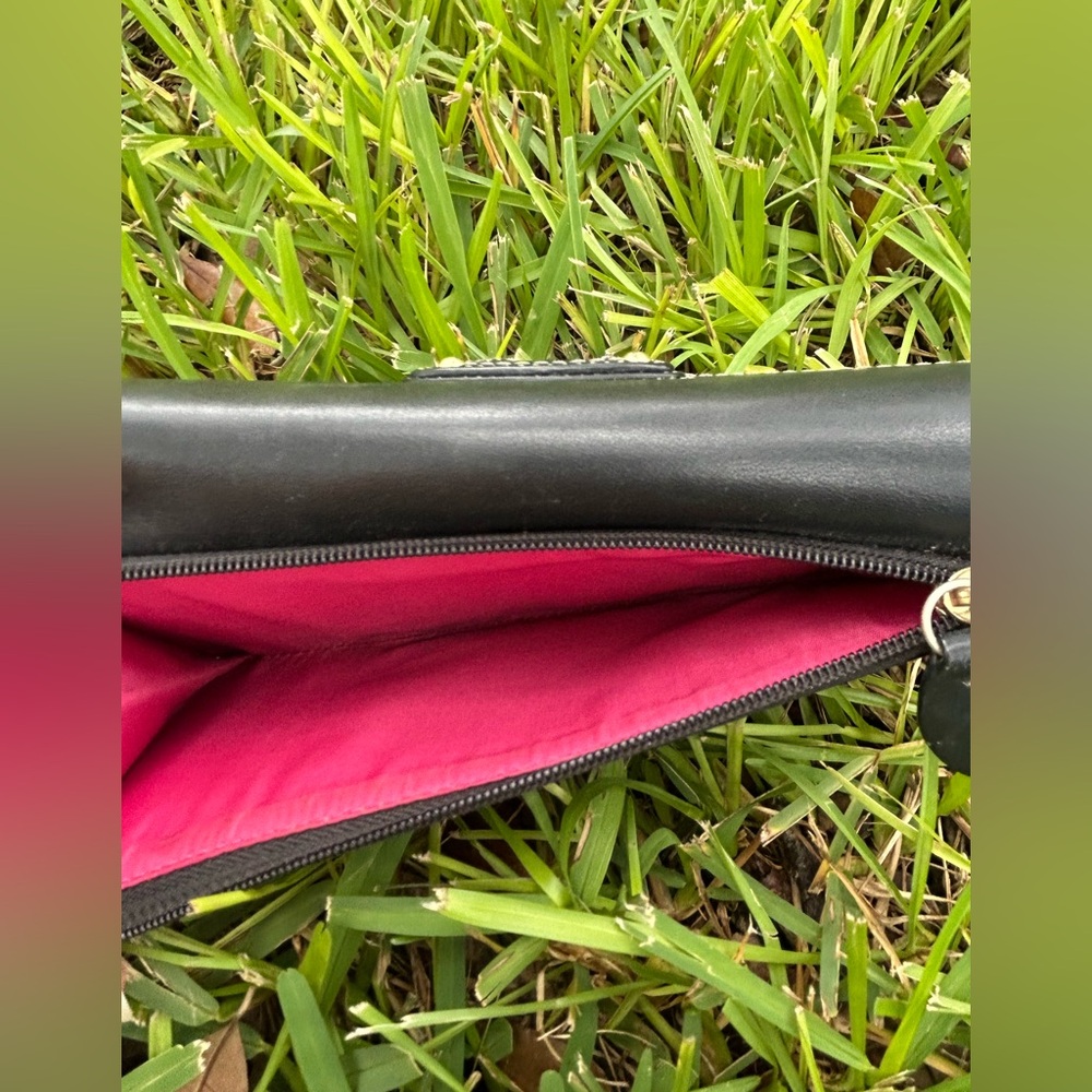 Coach Black Leather Clutch - Picture 5 of 7